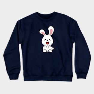 cute bunny cartoon Crewneck Sweatshirt